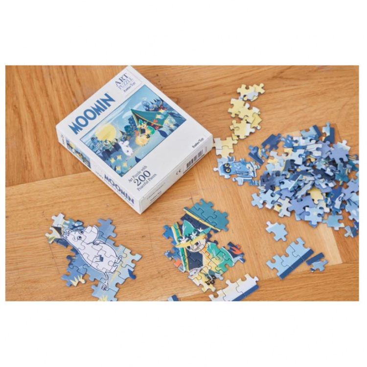 Moomin Puslespill 200 Pcs Art Puzzle Blå