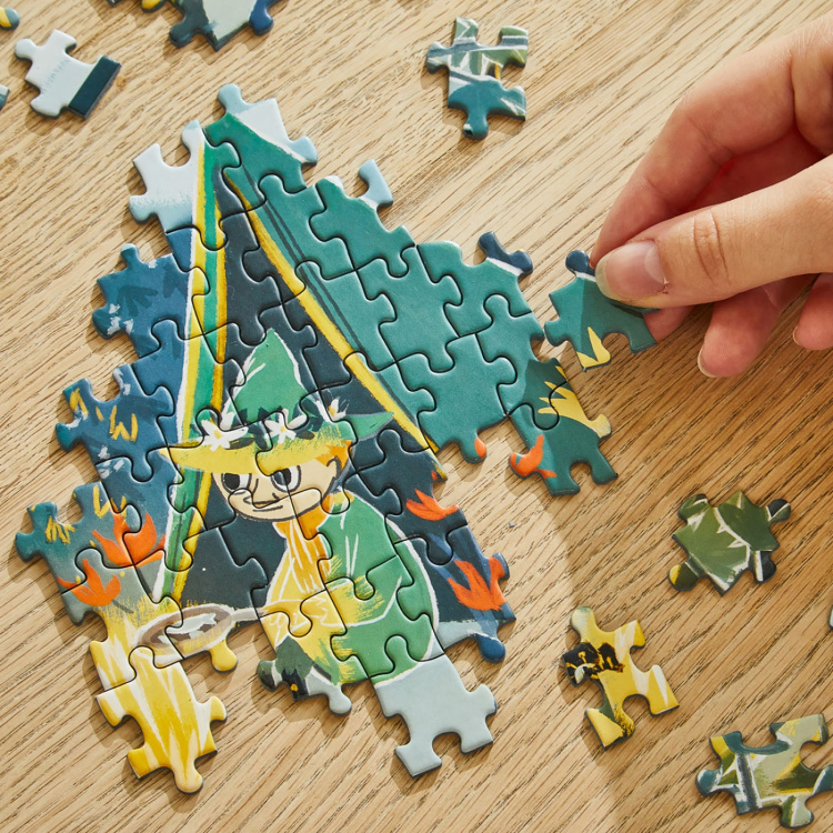 Moomin Puslespill 200 Pcs Art Puzzle Blå