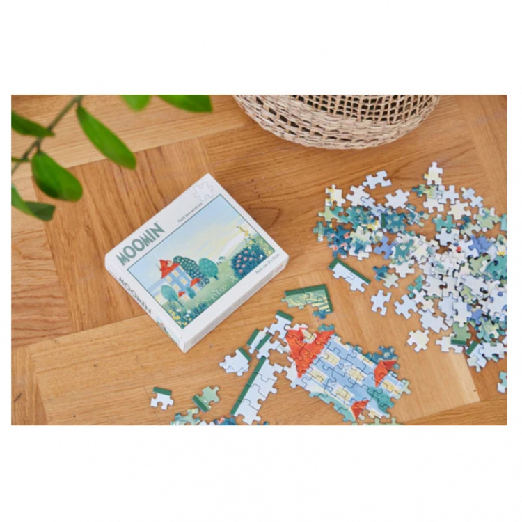 Moomin Puslespill 200 Pcs Art Puzzle Grønn