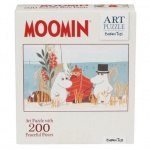 Moomin Puslespill 200 Pcs Art Puzzle Rød