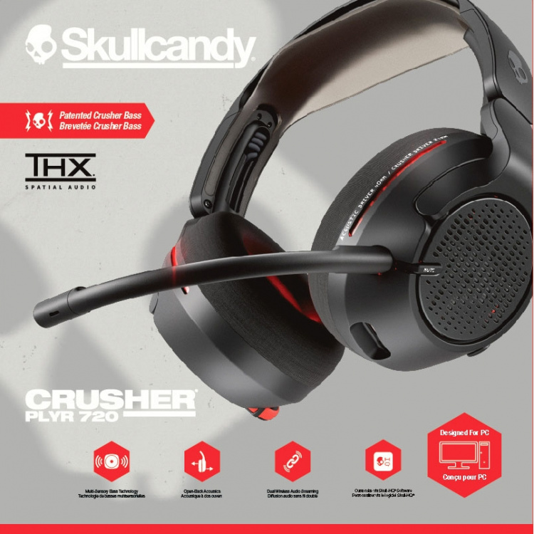 Skullcandy Gaming Headset Crusher PLYR 720 Trådløs XBOX