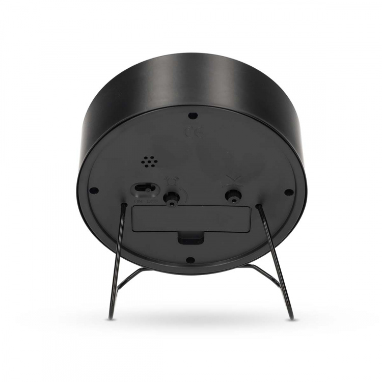 Nedis Analog Desk Alarm Clock | slumrefunksjon | Stille urverk | Sort