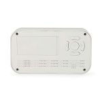 Nedis Digital Desk vekkerklokke | LCD | Bakgrunnsbelysning | slumrefunksjon | Datovisning | Timer funksjon | Hvit