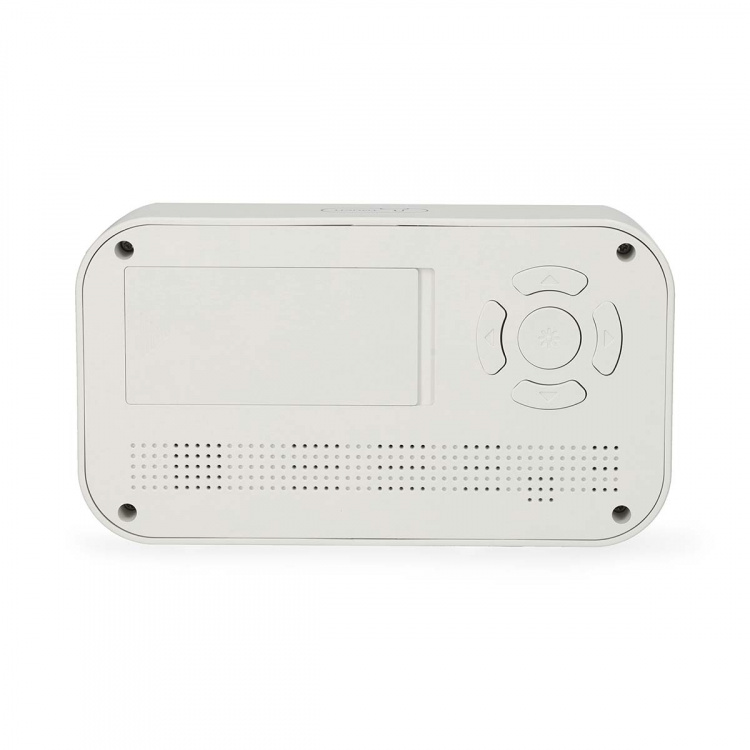 Nedis Digital Desk vekkerklokke | LCD | Bakgrunnsbelysning | slumrefunksjon | Datovisning | Timer funksjon | Hvit