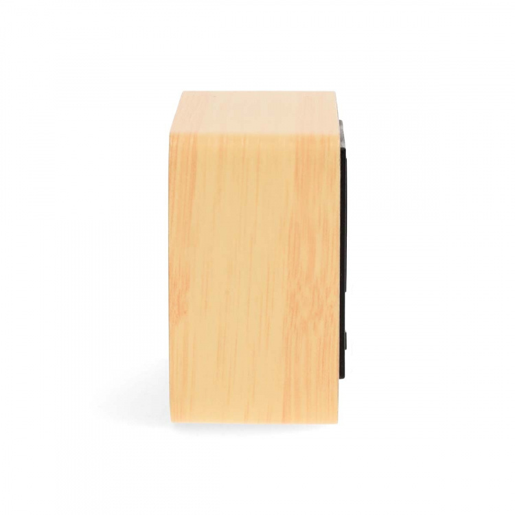 Nedis Digital Desk vekkerklokke | LED | Bakgrunnsbelysning | slumrefunksjon | Datovisning | Innendørs tempratur | Tre