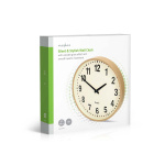 Nedis Veggur | Diameter: 300 mm | Tre | Stille bevegelse | Tre