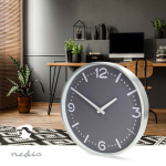 Nedis Veggur | Diameter: 300 mm | Aluminium | Stille bevegelse | Metall