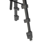 Nedis Stativ | Maksimal lastekapasitet: 3 kg | Minimum arbeidshøyde: 41.5 cm | Maksimal arbeidshøyde: 160 cm | 5 Segmenter | Pan & Tilt | Reiseveske inkludert | ABS / Aluminium | Sort