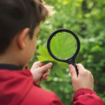 Nedis Håndholdte forstørrelsesglass | Linsestyrke: 4 Diopter | 10000 K | 0.05 W | 9 lm | Sort