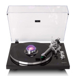 Lenco Senterstabilisator med Party LED Light for platespiller Sølv