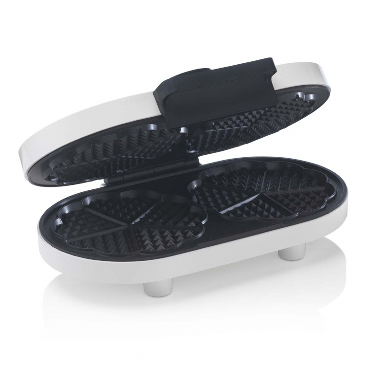 Trebs Vaffeljern dobbelt hjerteformet Hvit Trebs Vaffeljern dobbelt hjerteformet Hvit