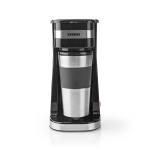 Butler Kaffetrakter med én porsjon | 0,4 l | 750 W | Isolert reisekrus | Automatisk avstengning | Svart