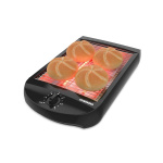 MELISSA Flat brødrister | 600W | Timer | Avtakbart smuldrebrett | Automatisk utkobling | Svart