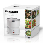 MELISSA Potetskreller med salatsnurrer 85W Hvit MELISSA Potetskreller med salatsnurrer 85W Hvit