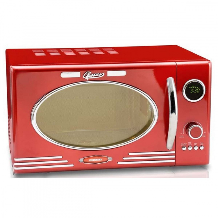 MELISSA Mikrobølgeovn elektronisk grill 23L 800W Metallic Red MELISSA Mikrobølgeovn elektronisk grill 23L 800W Metallic Red