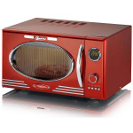 MELISSA Mikrobølgeovn elektronisk grill 23L 800W Metallic Red MELISSA Mikrobølgeovn elektronisk grill 23L 800W Metallic Red