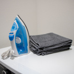 MELISSA Dampstrykejern med non-stick belegg 2000W Hvit / Blå