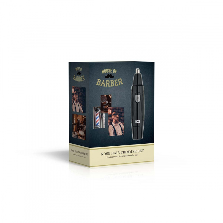 MELISSA Nesehårtrimmersett 1,5W Svart
