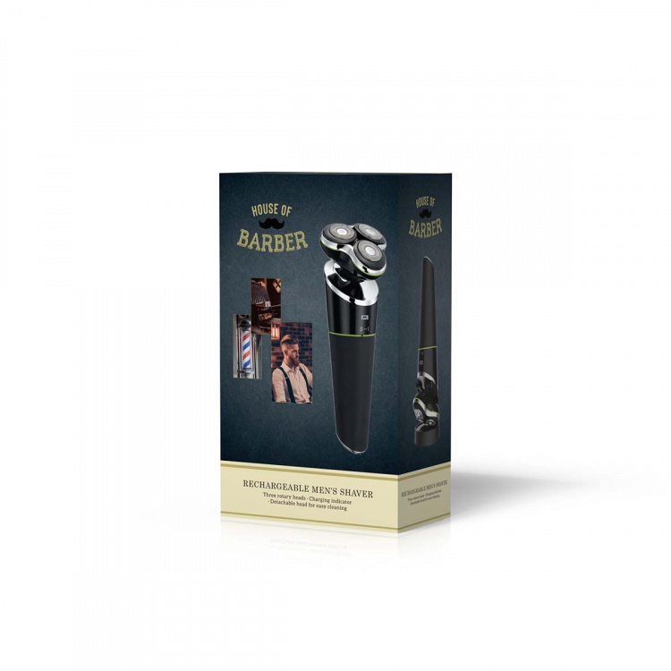 MELISSA Oppladbar barbermaskin for menn 5W Svart