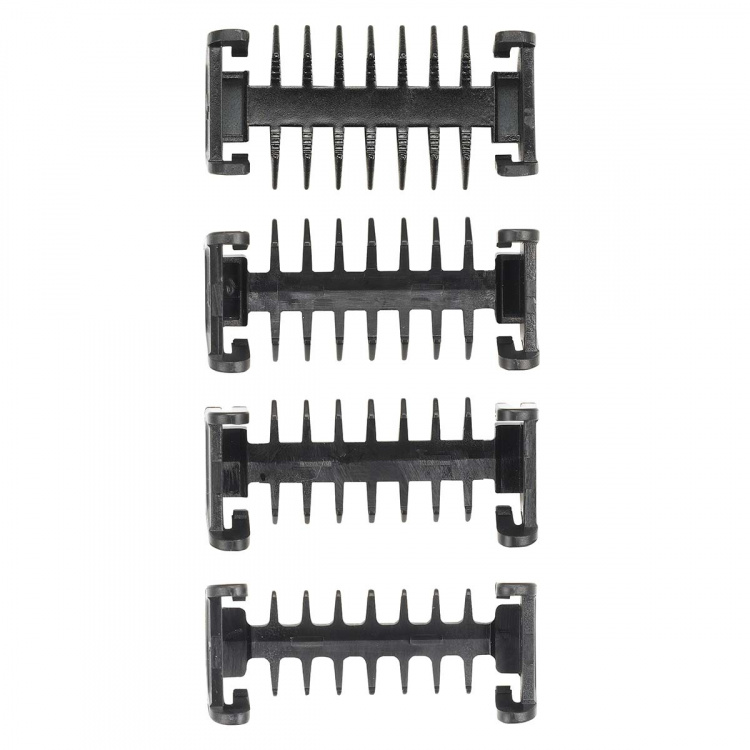 MELISSA Oppladbar skjegg- og kroppstrimmer med ultratynn barberhøvel, inkludert 4 avstandskamper Svart MELISSA Oppladbar skjegg- og kroppstrimmer med ultratynn barberhøvel, inkludert 4 avstandskamper Svart