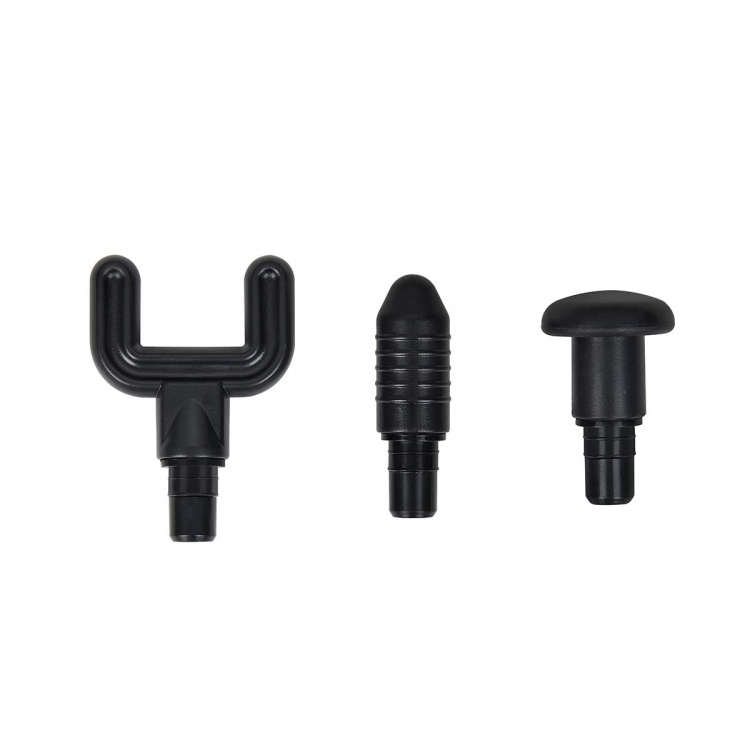 MELISSA Oppladbar massasjepistol med LED 4 hoder Svart MELISSA Oppladbar massasjepistol med LED 4 hoder Svart