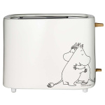 Moomin Keramisk brødrister, 2 skiver, 875W, hvit Moomin Keramisk brødrister, 2 skiver, 875W, hvit