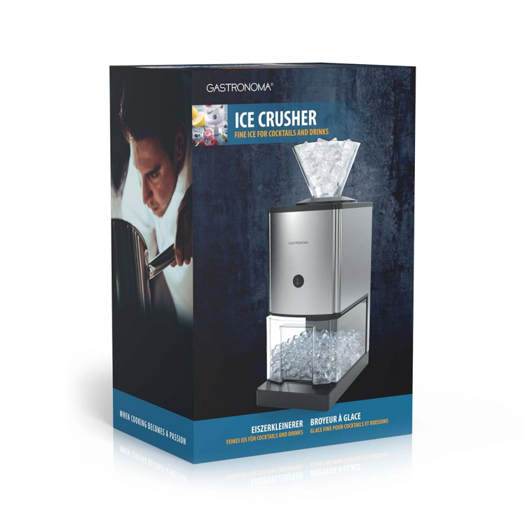 Gastronoma Isknuser | 80W | 1 kg/min | 3L oppsamler | rustfritt stål / svart