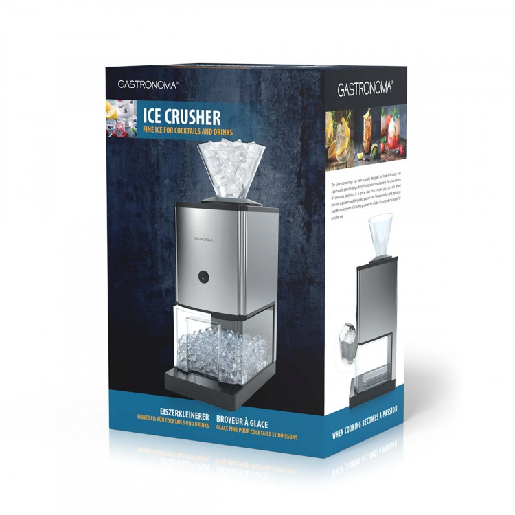Gastronoma Isknuser | 80W | 1 kg/min | 3L oppsamler | rustfritt stål / svart