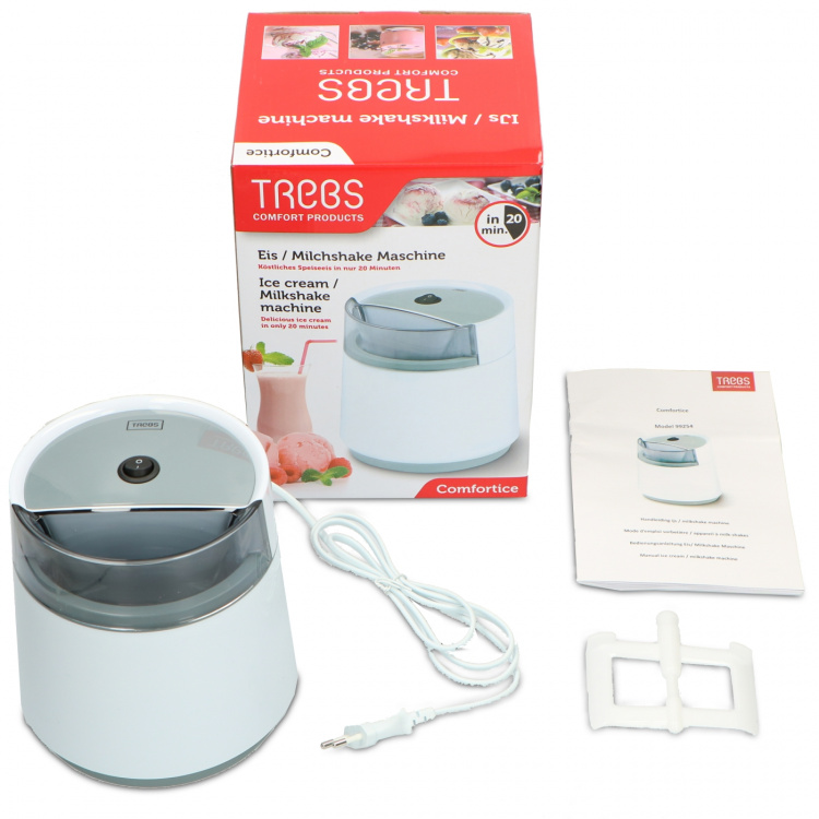 Trebs Iskrem-/milkshake-maskin/komfortice med mateslange Trebs Iskrem-/milkshake-maskin/komfortice med mateslange
