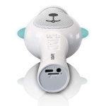 Lenco Karaokemikrofon med Bluetooth® SD-spor lys Aux-utgang Hvit Lenco Karaokemikrofon med Bluetooth® SD-spor lys Aux-utgang Hvit