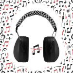 Alecto Øreklokker for babyer og småbarn Svart