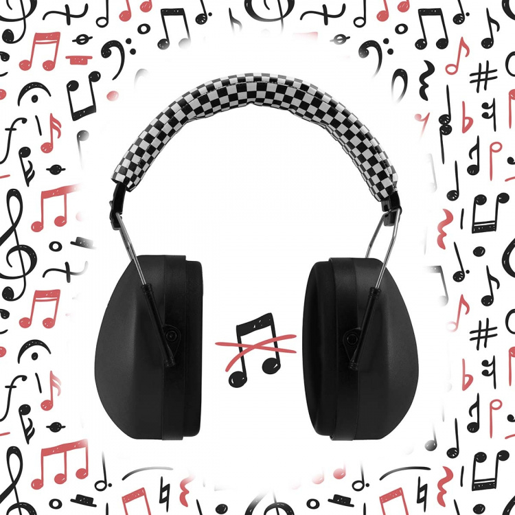 Alecto Øreklokker for babyer og småbarn Svart