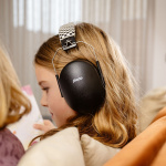 Alecto Øreklokker for babyer og småbarn Svart