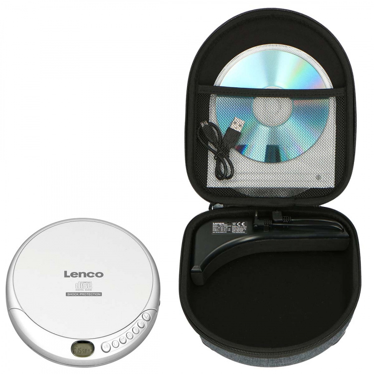 Lenco Discman med bæreveske/powerbank (Sealen) Lenco Discman med bæreveske/powerbank (Sealen)