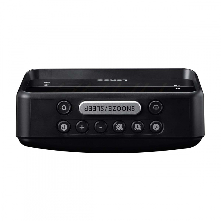 Lenco Klokkeradio med manuell dimmer og nattlys Lenco Klokkeradio med manuell dimmer og nattlys