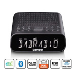 Lenco DAB-FM-klokkeradio med Bluetooth® Lenco DAB-FM-klokkeradio med Bluetooth®