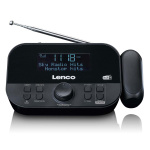 Lenco DAB+, FM-klokkeradio med projeksjon Lenco DAB+, FM-klokkeradio med projeksjon