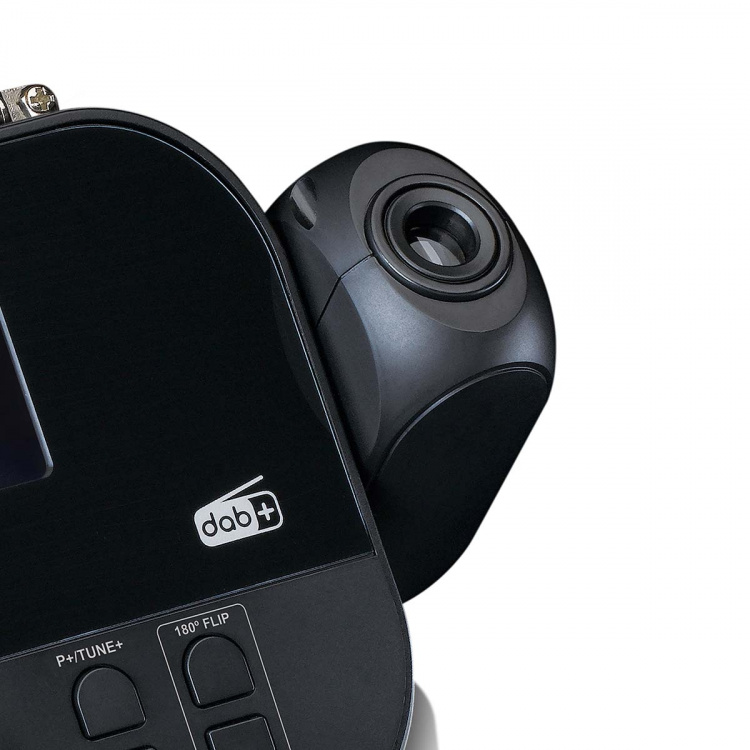 Lenco DAB+, FM-klokkeradio med projeksjon Lenco DAB+, FM-klokkeradio med projeksjon