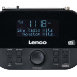 Lenco DAB+, FM-klokkeradio med projeksjon Lenco DAB+, FM-klokkeradio med projeksjon