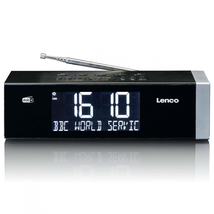 Lenco DAB+ FM-klokkeradio med Bluetooth Lenco DAB+ FM-klokkeradio med Bluetooth