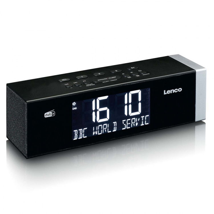Lenco DAB+ FM-klokkeradio med Bluetooth Lenco DAB+ FM-klokkeradio med Bluetooth