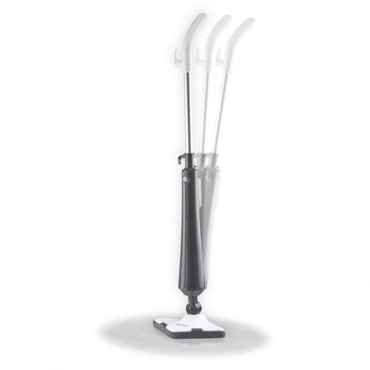 Montiss Steam Mop Grey 350 ml med 4 m ledning og 4 tilbehør