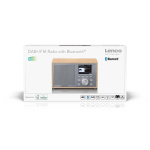 Lenco Mono DAB+ FM-radio med Bluetooth® Wood