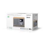 Lenco Mono DAB+ FM-radio med Bluetooth® Wood