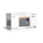 Lenco Mono DAB+ FM-radio med Bluetooth® Wood