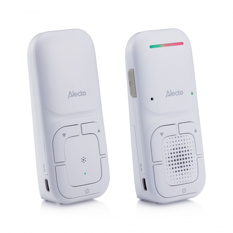 Alecto Moderne Full Eco audio babymonitor med krystallklar DECT-lydkvalitet og lang standby-tid Hvit Alecto Moderne Full Eco audio babymonitor med krystallklar DECT-lydkvalitet og lang standby-tid Hvit