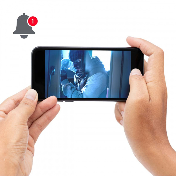 Alecto Innendørs Wi-Fi-kamera Hvit Alecto Innendørs Wi-Fi-kamera Hvit