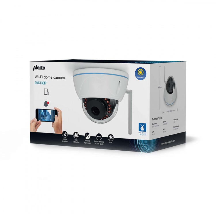 Alecto Wifi dome-kamera HD Alecto Wifi dome-kamera HD