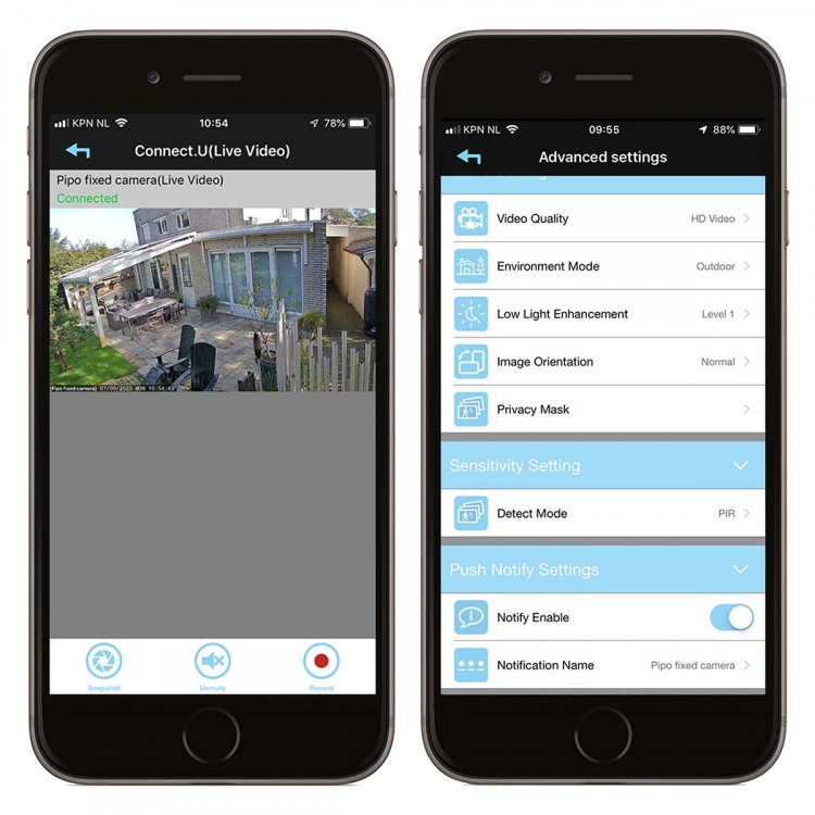 Alecto Utendørs Wi-Fi-kamera Svart Alecto Utendørs Wi-Fi-kamera Svart