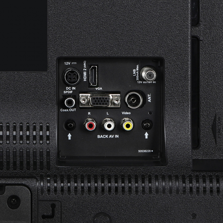 Lenco 24 tommers Smart HD LED TV Bluetooth® DVD-spiller 12V Svart